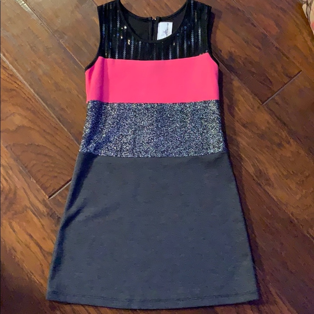 Rare Editions: Pink and Black Formal Dress